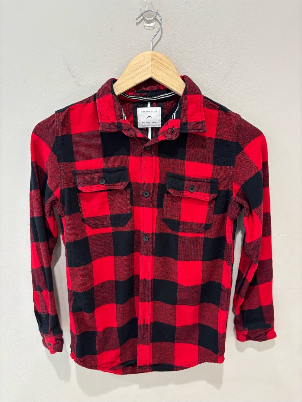 Cactus Red and Black Buffalo Plaid Shirt